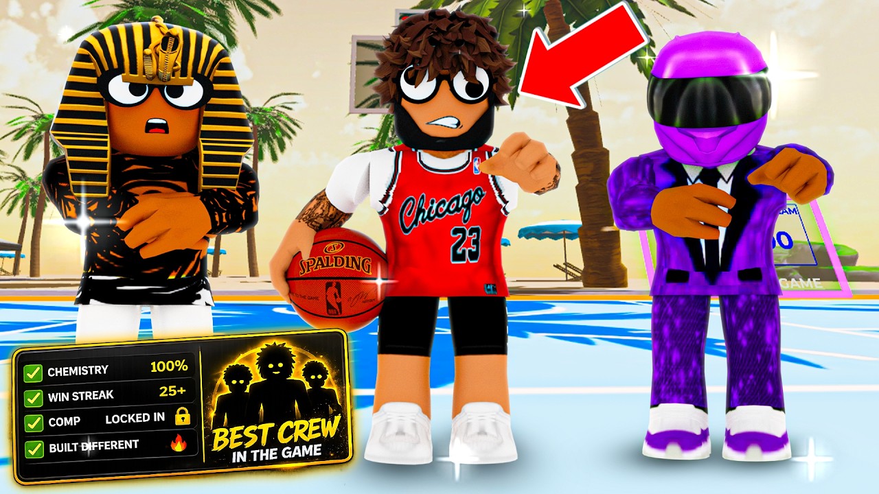 I Built The BEST Crew In Roblox Arcade Basketball... Nobody Could Stop Us