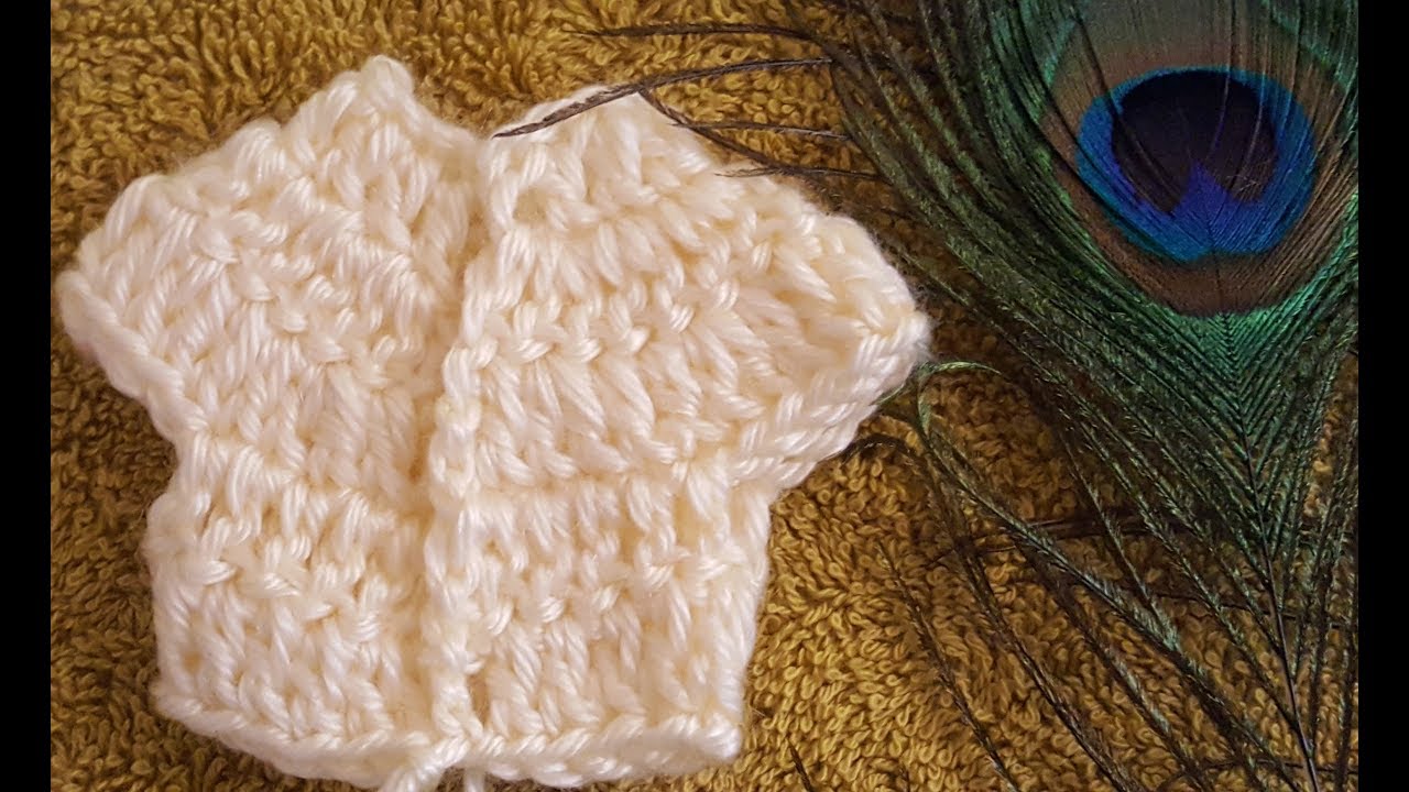 How to Make Crochet Choli or Top for Laddu Gopal | Kanha ji | Bal Gopal