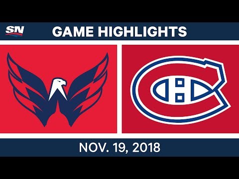 NHL Highlights | Capitals vs. Canadiens – Nov. 19, 2018
