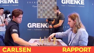 EPIC GAME FINALS || Magnus Carlsen (2823) vs Richard Rapport (2708) || GRENKE Chess 2024
