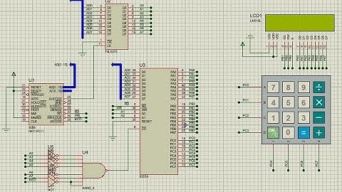 Calculator || Assembly Language Programming || Emu8086 || 8255 || LCD 16x02