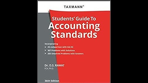 Students Guide to Accounting Standards  2020 Exam I CA/CS/MBA/CMA B.com