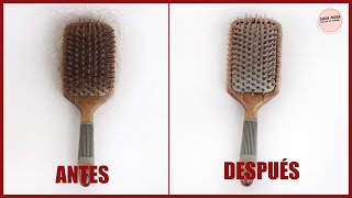 Como LIMPIAR Y DESINFECTAR TU CEPILLO O PEINE DE CABELLO / PELO I SARA MORA