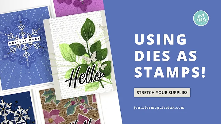 Use Dies As Stamps!