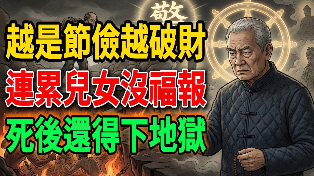 南懷瑾：吃苦30年，死後直接墮地獄？南懷瑾緊急警告：這是在「自殺」不是修行！佛陀一句話點破天機，99%的人都修錯了！#南懷瑾 #佛學 #因果 #佛法智慧 #開悟 #斷捨離 #修行 #金剛經 #帝釋天