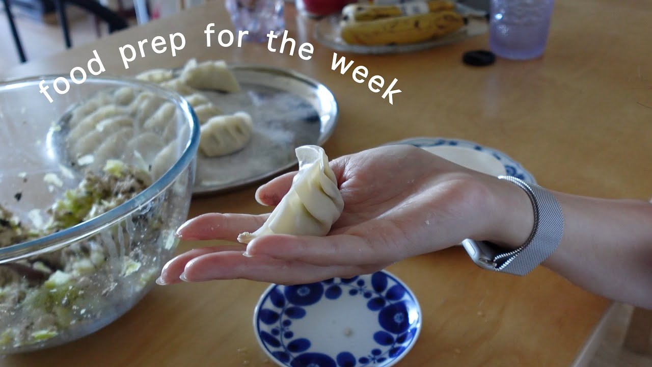 from vegan kimchi to japanese custard pudding : my food prep for the week