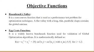 CS 5800 - Particle Swarm Optimization Algorithm