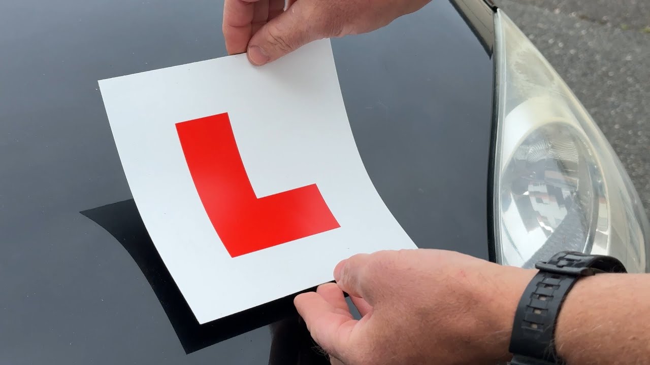 Onarway Magnetic Car L-Plates 2 Pack for Car