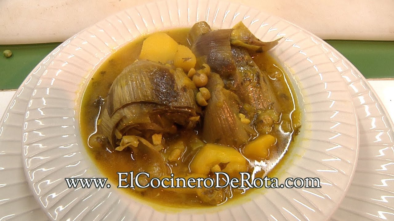 ✅ Alcauciles con chícharos y habas - Alcachofas con guisantes y habas