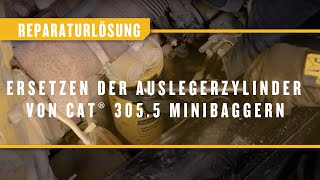 Austausch des Auslegerzylinders am Cat® 305.5