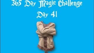 Day 41 of the 365 day magic challenge (straight jacket escape)