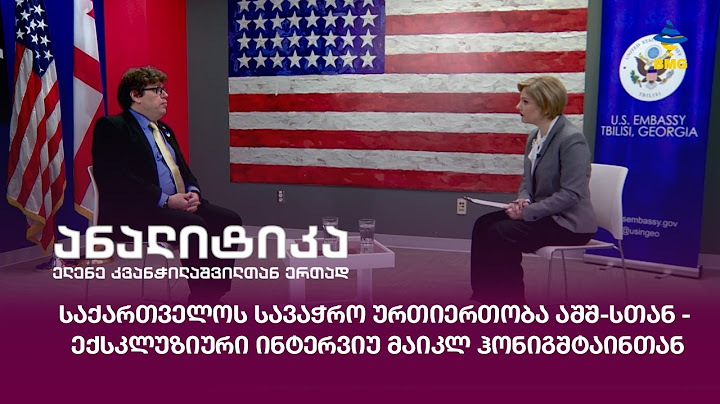 საქართველოს სავაჭრო ურთიერთობა აშშ-სთან - ექსკლუზიური ინტერვიუ მაიკლ ჰონიგშტაინთან