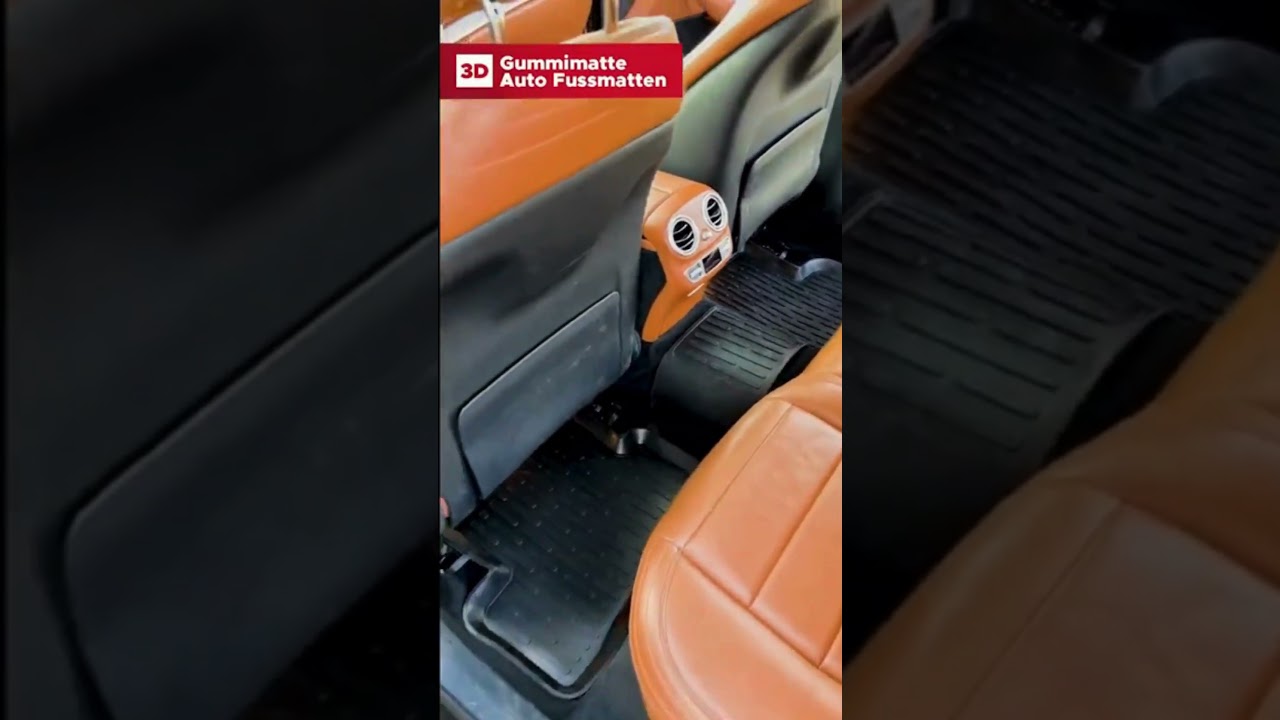 🚗 3D Fussmatten Montagevideo | Premium Autoteppiche 