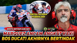 LANGSUNG CEPAT TANGGAP‼️TAK MAU KECOLONGAN LAGI, BOS DUCATI PASANG BADAN DEMI MARQUEZ