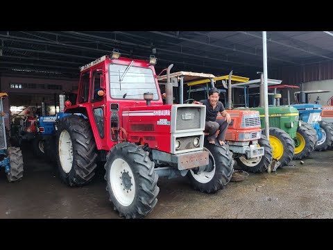 Video Máy cày Shibaura 83 mã lực, cabin máy lạnh, số điện... - youtube