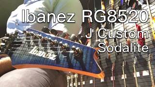 Ibanez RG8520 J Custom Sodalite - YouTube Ibanez RG8520 J Custom Sodalite - YouTube