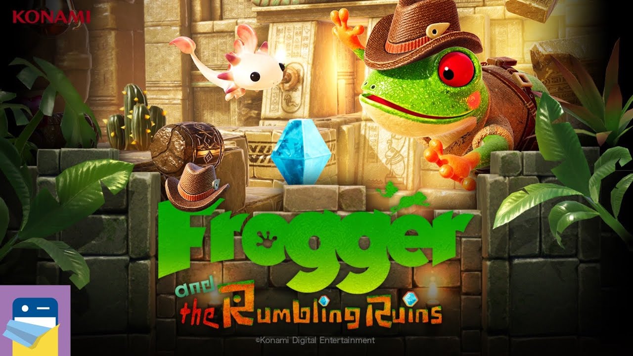 Frogger and the Rumbling Ruins: Apple Arcade iOS Gameplay Walkthrough ...