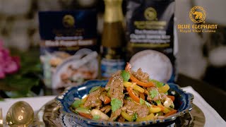 Beef Black Pepper Blue Elephant - Royal Thai Cuisine
