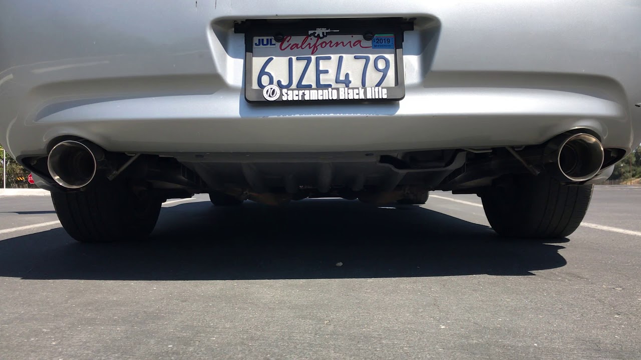 2008 Infiniti G35 Muffler Delete YouTube