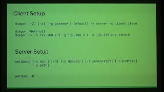 P08A: Improving netdump hardware support and performance with iflib -- Sam Gwydir