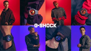 Striking gradated colors represent the fiery determination to take on every challenge | G-SHOCK
