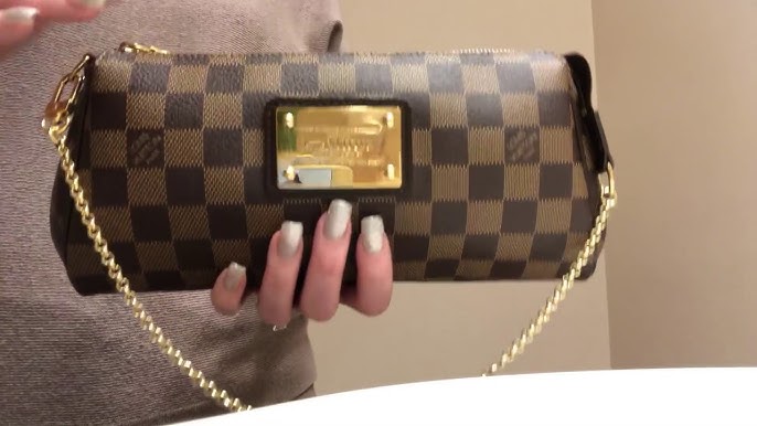 LOUIS VUITTON Damier Ebene Eva Clutch 1254702