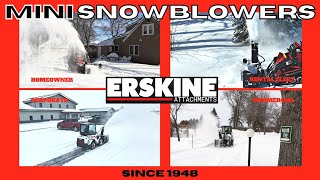 Mini Hydraulic SB300 Snowblower by Erskine by Erskine Attachments 163 views 1 year ago 2 minutes, 42 seconds