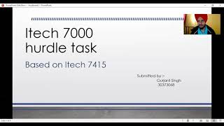ITECH 7415 Hurdle task 2 Gurjant singh_30373068