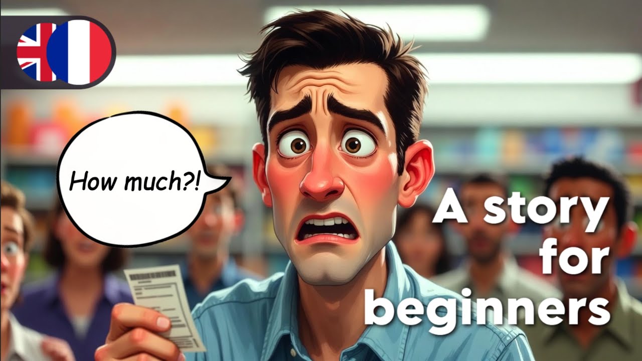 Learn French at the Supermarket: Simple Shopping Story (A1-A2)