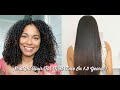 Curly To Straight | First Time With Straight Hair In 20 Months | One Pass