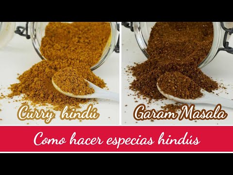Vídeo: Diferencia Entre Curry En Polvo Y Garam Masala