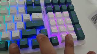 Unboxing teclado mecanico E T Easytao K3 verde screenshot 5