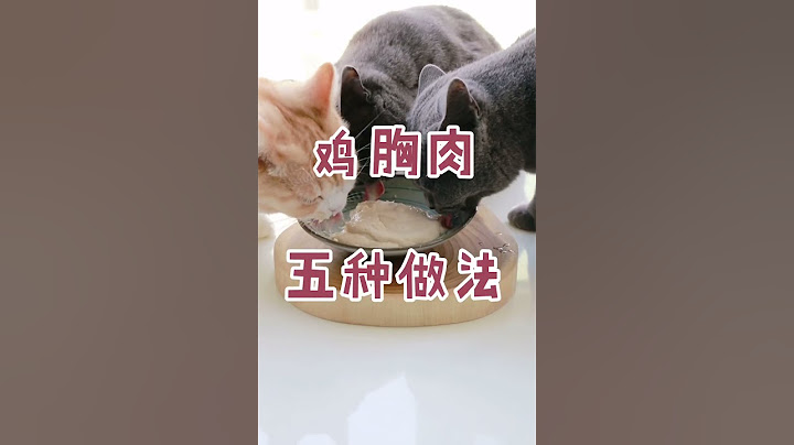 养猫只知道水煮鸡胸肉？这五种做法赶快get起来～自制猫饭