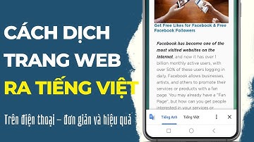 Cách dịch Tiếng Anh trên trang web | cách mở google dịch trên chrome | dvchannel