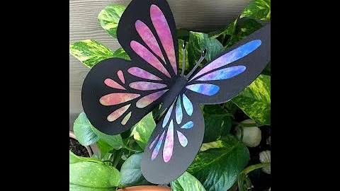 3D Butterfly with Cricut Maker