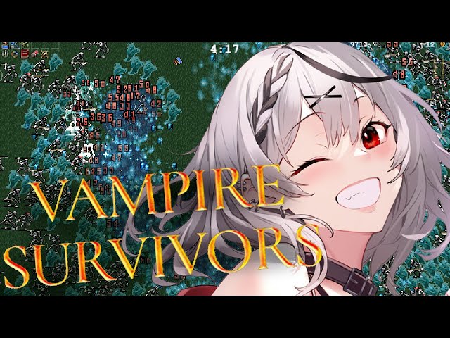 【vampire survivors】こういうゲーム、大好きです【沙花叉クロヱ/ホロライブ】のサムネイル