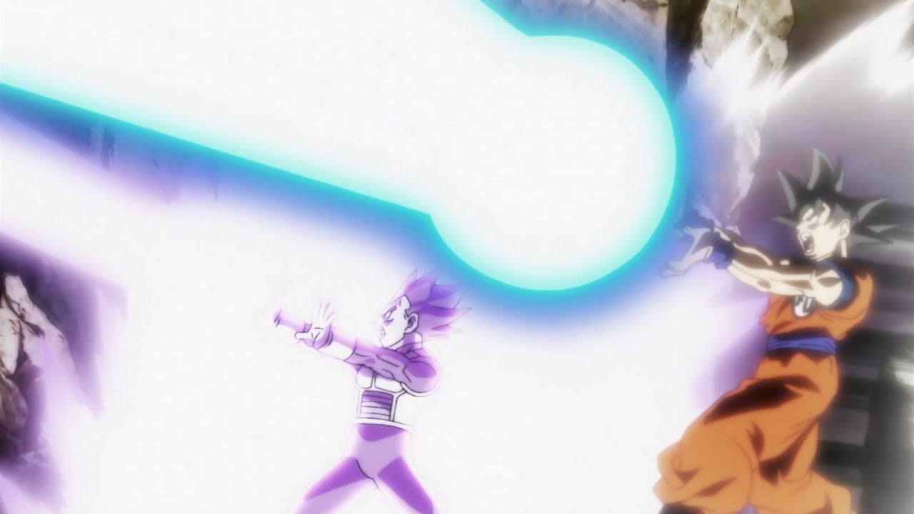 Eng Dub|| Goku and Vegeta use Gallick Kamehameha 1080p HD
