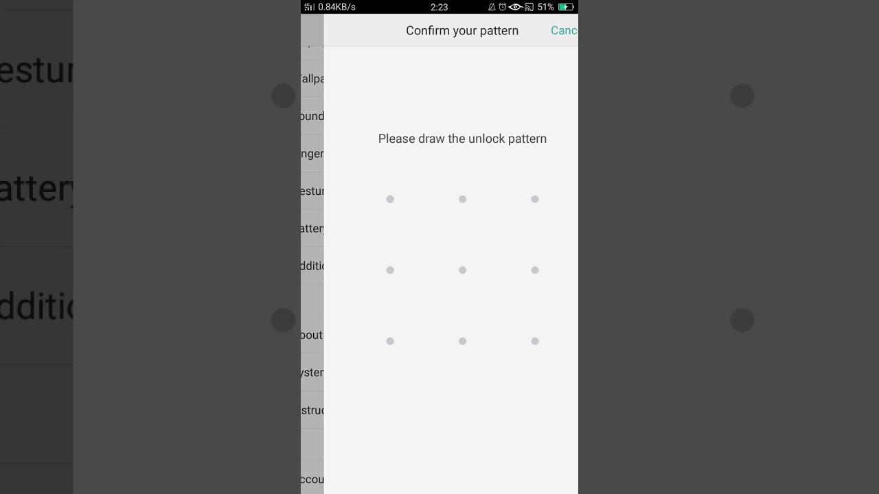 Reset password of App Encryption in Oppo F1S in a minute 