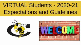 Virtual Student Expectations and Guidelines