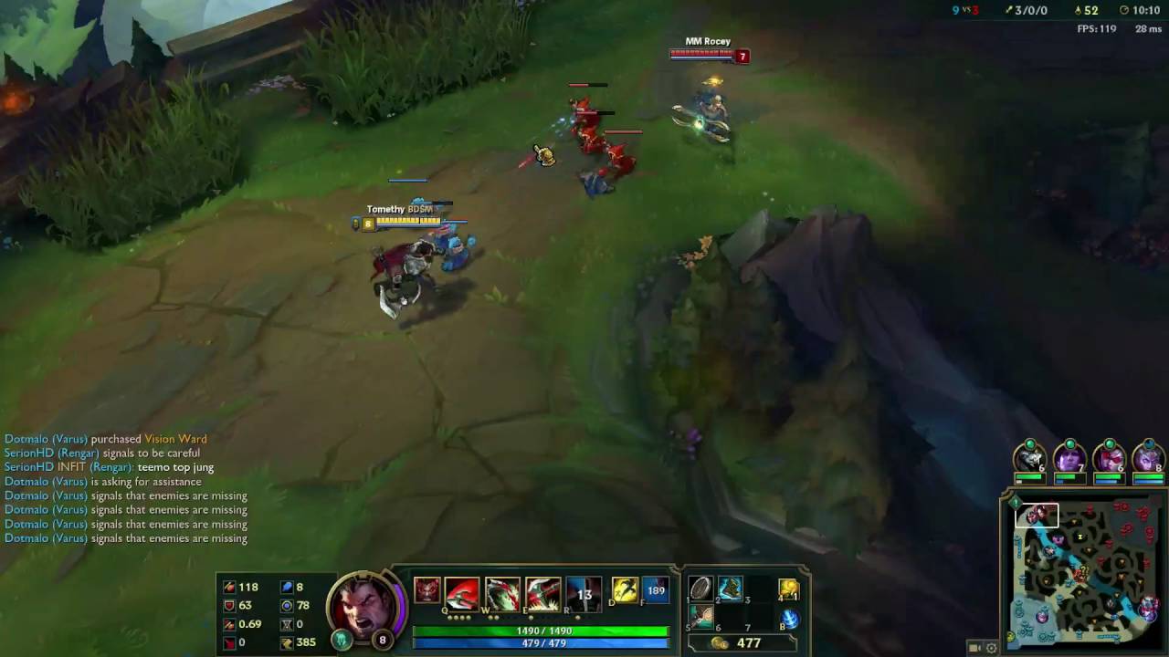 Darius crushing Irelia Top