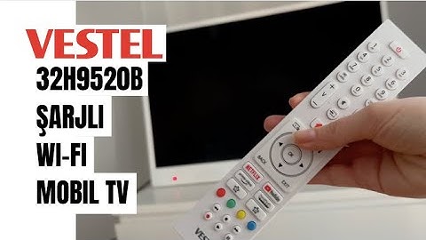 VESTEL Wi-Fi Mobil TV 32H9520 Kutu Açılımı ve İnceleme