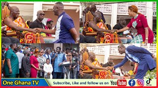 Akrobeto makes Otumfour laugh with his English; Mcbrown, Agya Koo, Bill & others speak @fundraising