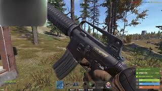 Celebrity M16a2 auto turret glitch in rust #rust #glitch #m16a2 #overpowered Wealth