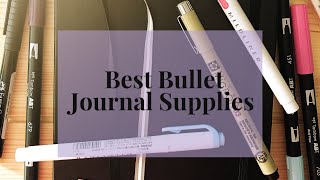 Best Bullet Journal Supplies