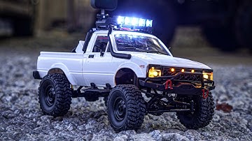 WPL C24 CUSTOM FRONT TOYOTA  GRILLE PREVIEW Custom Bodykit Malaysia RC Crawler NyaCrawl Build