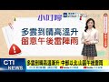 【孫怡琳報氣象】出梅即變烤箱 高壓壟罩熱炸 這幾區慎防午後雷雨 20260701