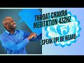 Speak up.. Be heard #energyhealing #throatchakrahealing #meditation #432hz #chimechill #energy