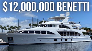 $12,000,000 121' Benetti SuperYacht Tour