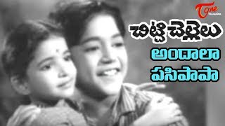 Old Telugu Songs | Chittichellelu Movie | Andala Pasipapa | NTR - Old Telugu Songs chords