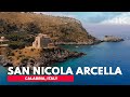 San nicola arcella torre crawford calabria italy  4k drone footage